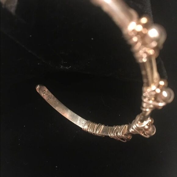 Vintage Sterling Cuff Bracelet - Picture 4 of 6